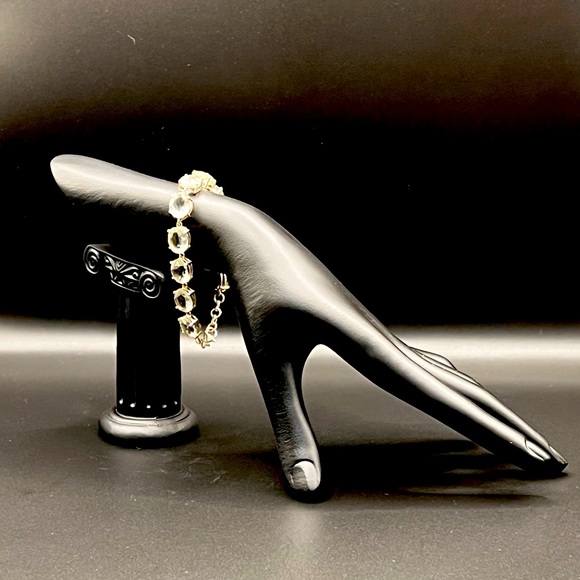 Silver Green Amethyst Bracelet - Picture 1 of 3